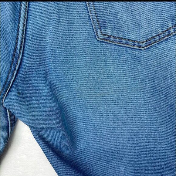 Vintage Levi’s Jeans 34x31 USA 516 Orange Tab Boot Cut Blue Distressed 80s - Picture 13 of 16